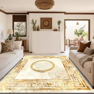 Velvet soft and comfortable patterned printed carpet, suitable for multiple scenarios, available in various sizes, soft and non-shedding, Boho Rug, Bohemian Style Rugs