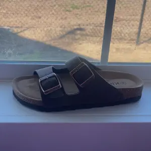 KIDMI Women's Sandals Men Flat Sandals Outdoor Cork Beach Sandals Women's Double-Strap Buckle Sandals with Adjustable Buckle Summer Walking Shoes For Women Footwear