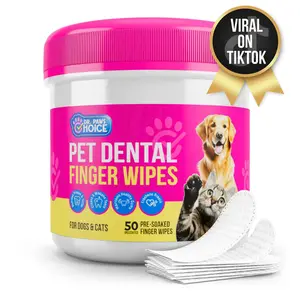 pet dental finger wipes
