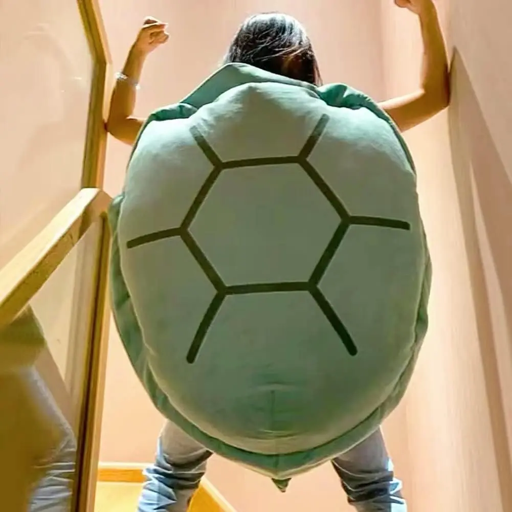 "GET IT NOW" 40 Inch Wearable Turtle Shell Pillows,Tortoise Plush Pillow Stuffed Animal Costume Toy Funny Dress Up,Creative Gifts for Boys and Girls