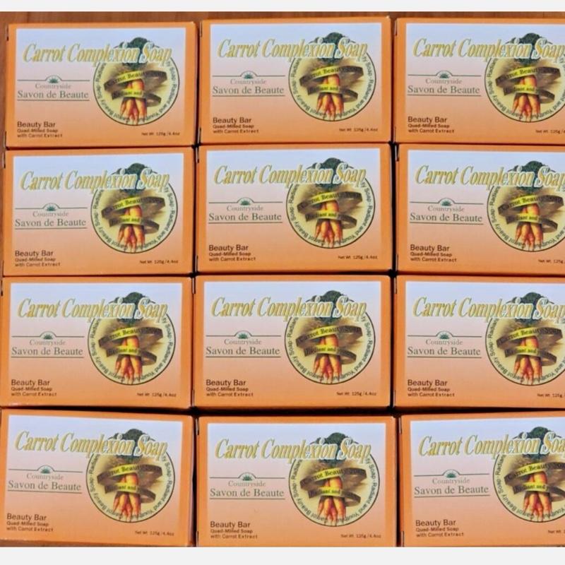 12 pcs Carrot Soap complexion  Skincare