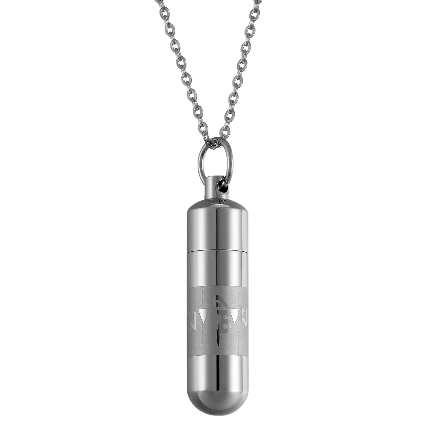 OIDEA Couples' Stainless Steel Necklace Set - Sentimental Boyfriend Gifts, Symbolic Engraving, Openable Fragrance Holder, Hypoallergenic Jewelry for Anniversary, Valentines Day, Personalized Jewelry, Engraved Statement Pendant Necklaces, Rust-Resistant, C