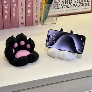 Cute Cat Paw Phone Stand Base-Style Creative Desktop Support Mobile Phone Holder Lazy bracket