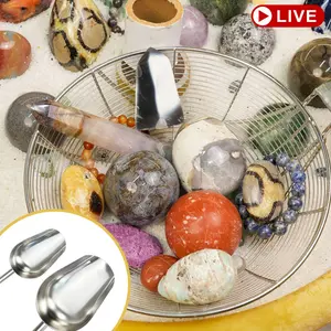 1 Count Natural Crystal Lucky Scoop– Towers / Spheres / Palms / Tumbles | Great for Gifts, Decor, and Collecti