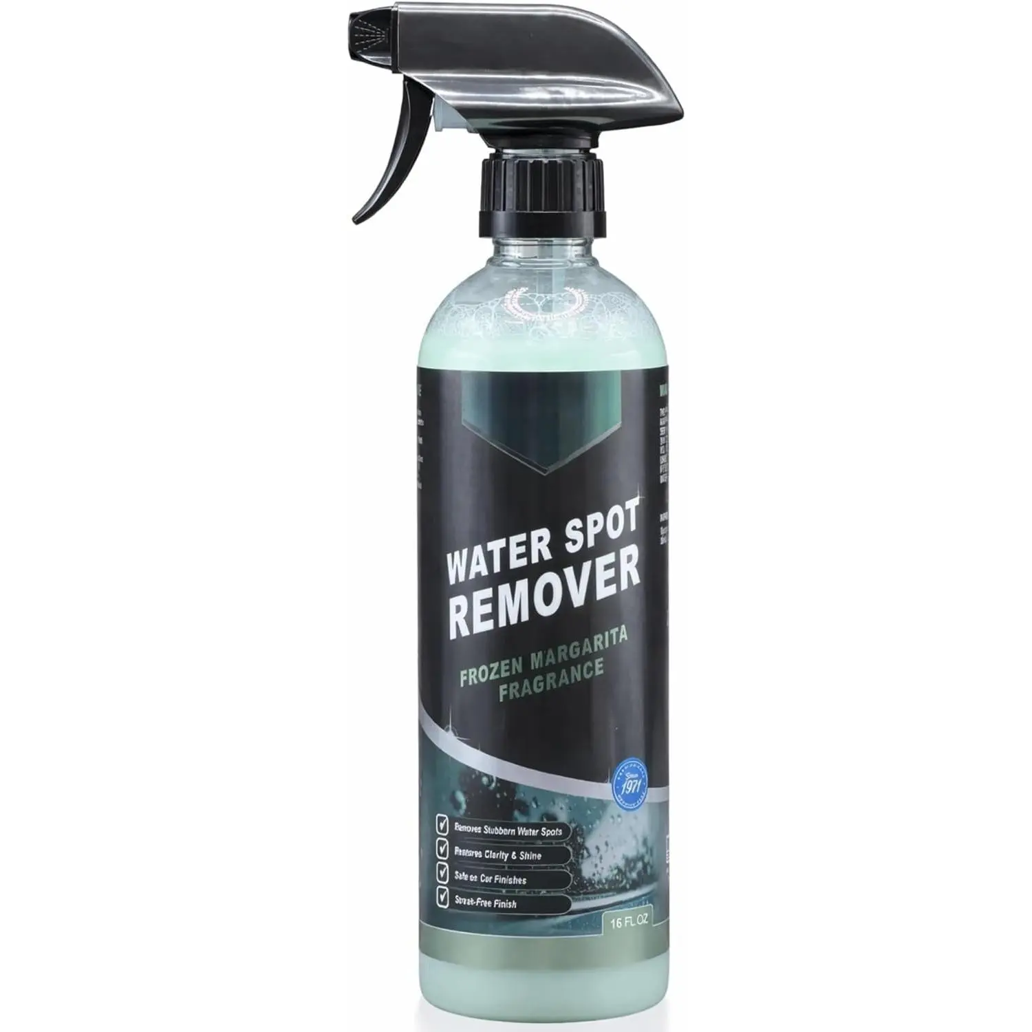 16 oz Liquid Automotive Hard Water Spot Remover - Professional Surface Cleaner, Chrome & Metal Polishes, Mineral Removal Solution - Safe on Surfaces, Restores Car Exterior Shine & Gloss - Frozen Margarita Fragrance
