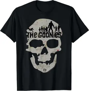 The Goonies Skeleton Map Poster T-Shirt
