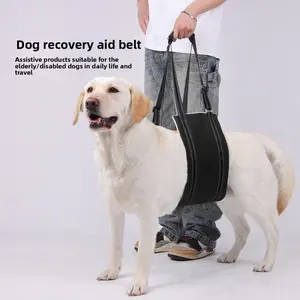 Rehabilitation Dog Harness for Disabled and Elderly Pets Adjustable Support Sling with Comfortable Padded Vest and Leash
