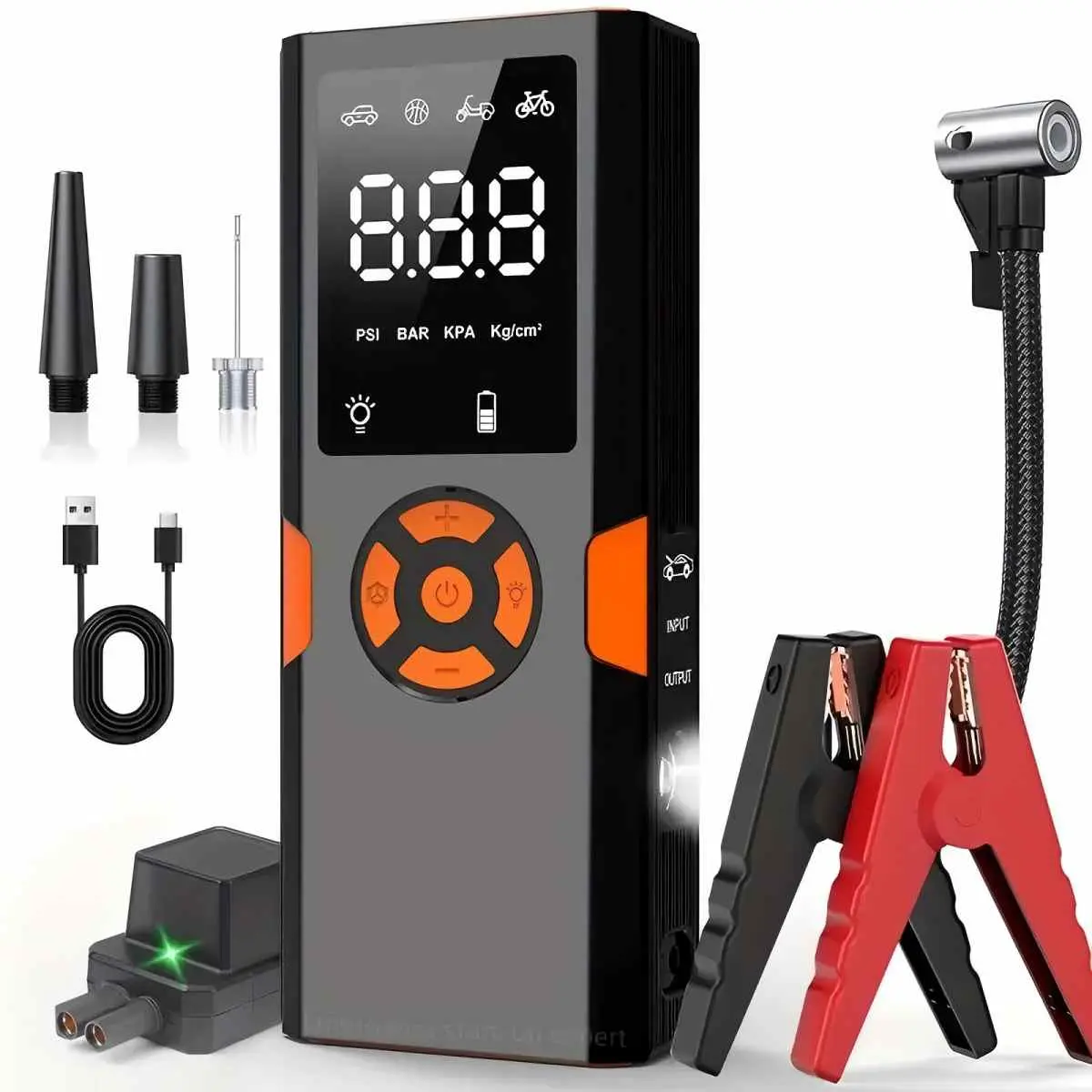 Jump Starter 4500A Peak Jump Box(up to10L Gas,8.0L Diesel Engine) 12V Car Portable Battery Jump Starter ,Auto Battery Booster Pack,with 3-Mode Flashlight - TikTok Shop Jump Starter 4500A Peak Jump Box(up to10L Gas,8.0L Diesel Engine) 12V Car Portable Battery Jump Starter ,Auto Battery Booster Pack,with 3-Mode Flashlight - TikTok Shop