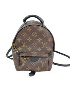 Pre-owned Louis Vuitton canvas Backpacks Palm Springs Mini Monogram Backpack Bag