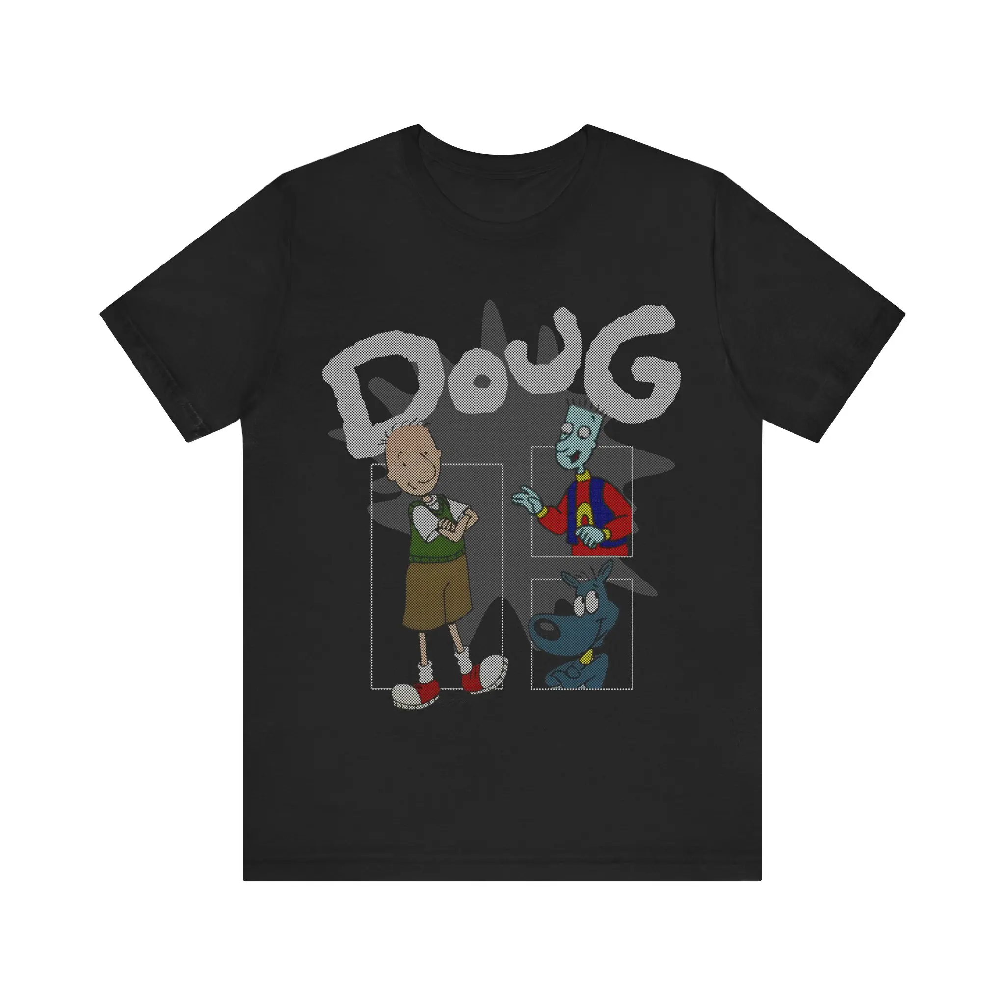 Doug Nickelodeon Unisex Shortsleeve T-Shirt - Soft Cotton