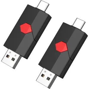128GB USB C Flash Drive 2 Pack Type C + USBA 128GB USB Drives Push-Pull USB2.0 Memory Stick Thumb Drive for  15 Android Phones Tablet Computer (2 Pack)