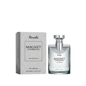 Roxelis Magnet Charming Men Perfume, Tea Fragrance Natural Fresh Fragrance Release Charm Couple Dating Men Atmosphere Niche Perfume
