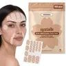 Cotton Face Tape - 165 Pre-Cut - Hyaluronic Acid & Centella Asiatica Cica - Overnight Wrinkle Smoothing for Forehead, Smile Lines, Frown Lines - Hypoallergenic, Latex-Free, Sensitive Skin Friendly