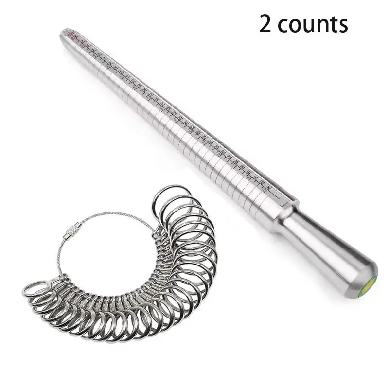 Professional Jewelry Size Measurement Tool Kit, Multifunctional Round Ring Size Measurement Tool, Jewelry Measuring Tool for Home DIY, Jewellery