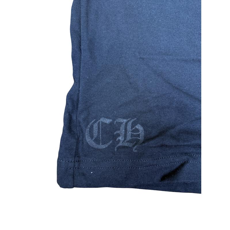 Chrome Hearts Neck Logo Pocket T-Shirt Black / Blue
