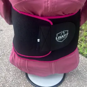 LisaFit Sweat Band Waist Trainer for Women | Adjustable Compression Waist Trimmer