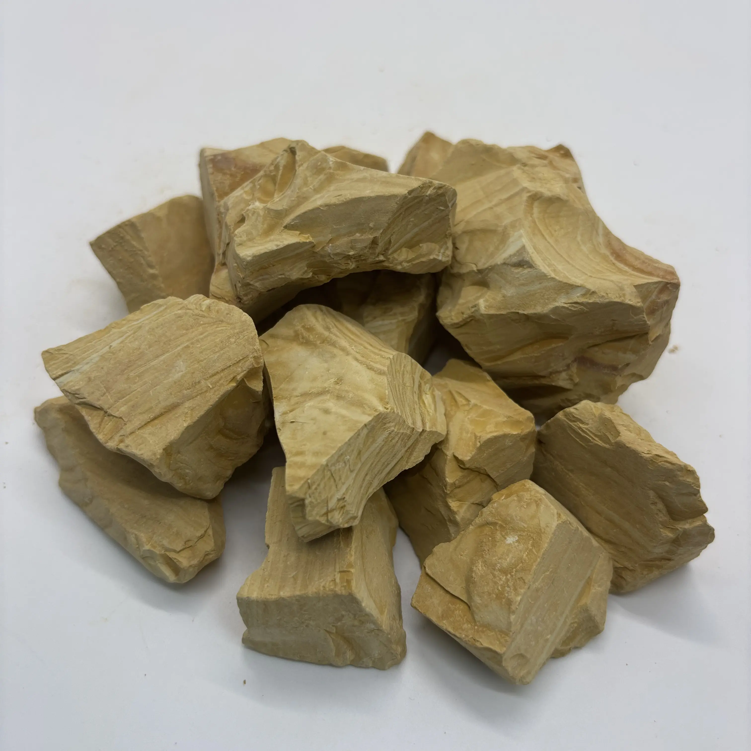Premium All-Natural Layered Yellow Kaolin Clay (200g/7oz) - Edible Safe, Cosmetic Grade, No Additives, Hard and Brittle, Easily Crumbling, Mildly Sticky When Wet