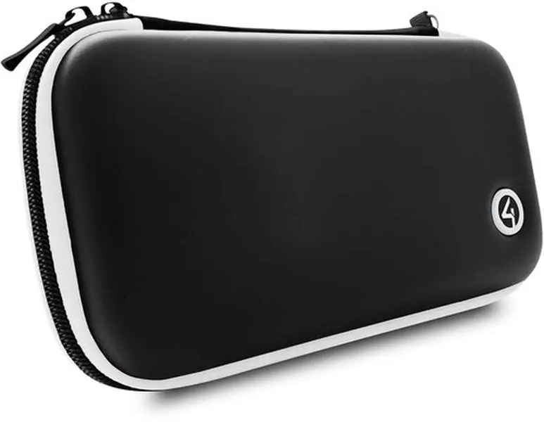 Switch Accessory:  Case - 4Gamers Hard - Shell Premium Travel Case - Black & White for Nintendo Switch  [GAMES ACCESSORIES]