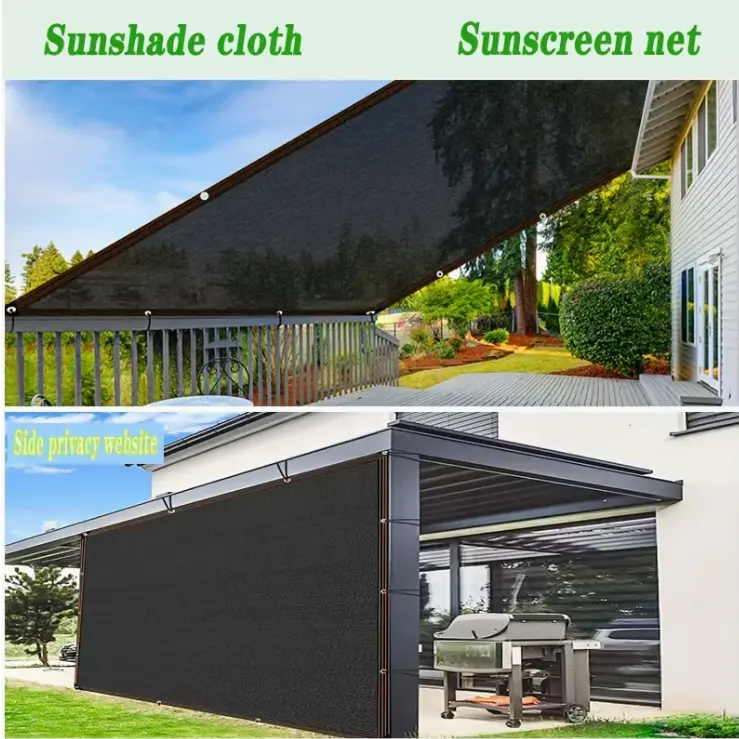 Weldom Beach Sunshade Large Area Multi-Size Outdoor Yard Garden Shade Net Black Breathable Sunscreen Net Garden Plant Greenhouse Shade Cloth 80% Sunscreen Net Suitable For Outdoor Garden Lawn Plants Shade Cloth