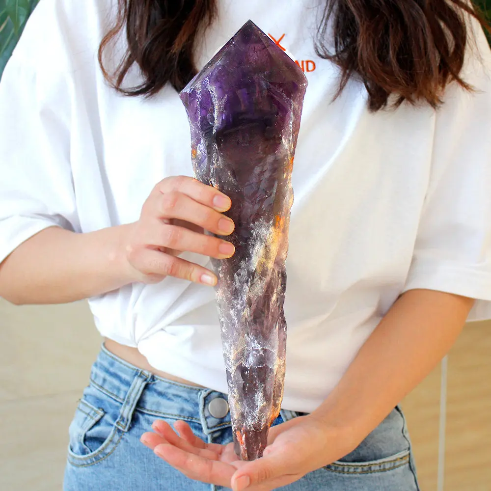 Large Natural Amethyst Raw Crystal Quartz Healing Properties