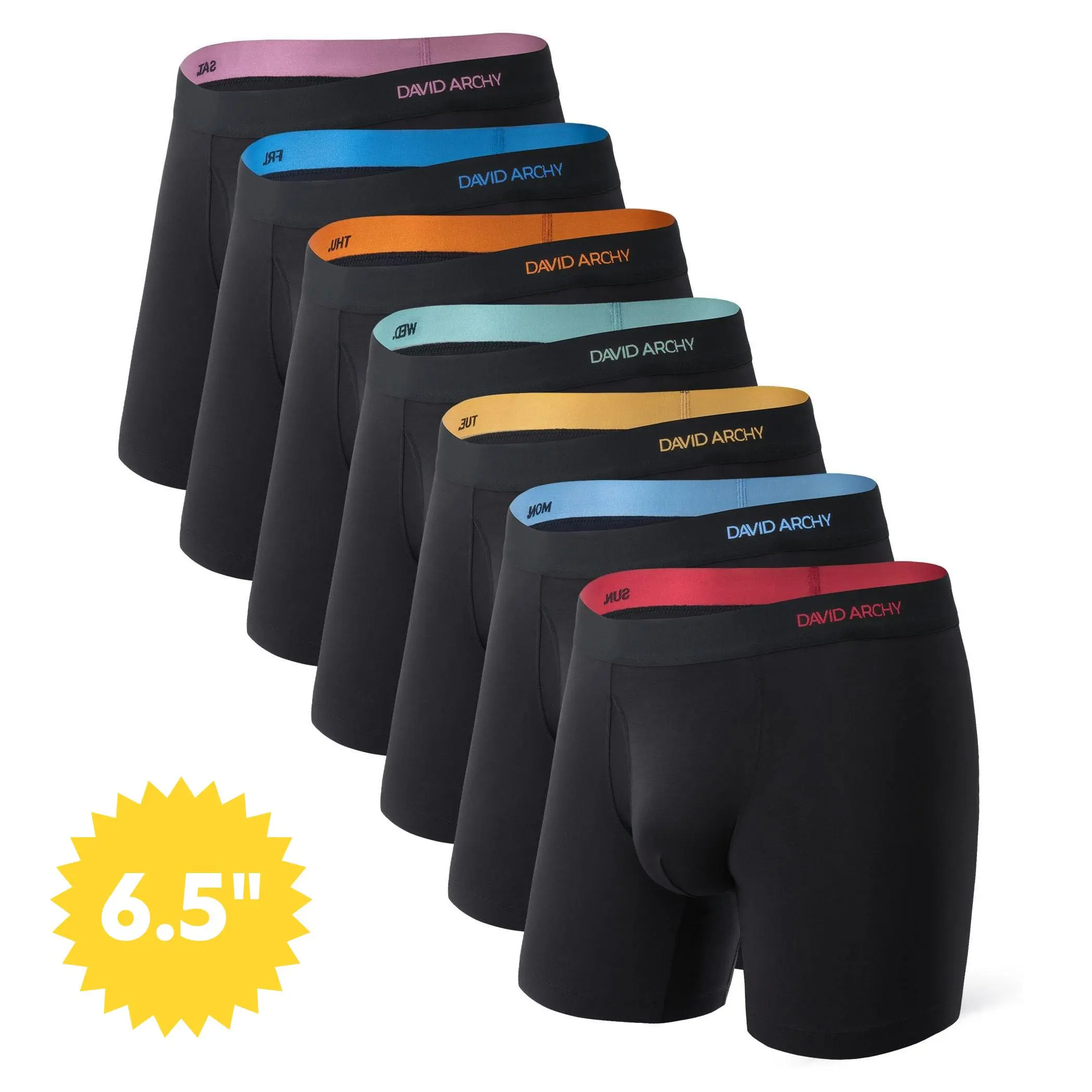 Black - 6.5'' in 7 Pack1
