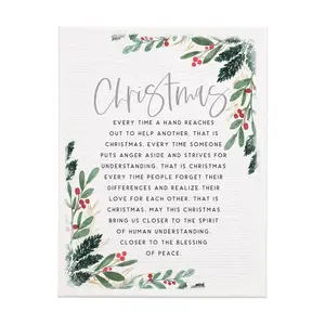 Sincere Surroundings 17" Christmas Every Time W rapped Canvas