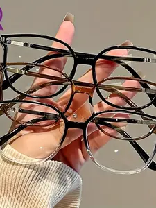 3 Pairs of Large Square Reading Glasses with Glitter Fashionable Luxury Reading Glasses for Women and Men to Read Books +1.0 to +4.0