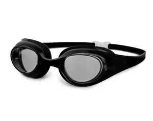 Athletic Works Supernova Adult Swim Goggles, Tinted, Anti-Fog Lenses with UV Protection, Black