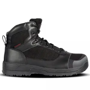 ROTHCO Guardian Composite Toe 6 Inch Boots - Tactical Boot Black Men's Boots, Round Toe Waterproof H2O Lock System Comfort Lock Fatigue Defense System Ground Lock Terrain Endurance System Walking Shoes Closed Design Leather Footwear