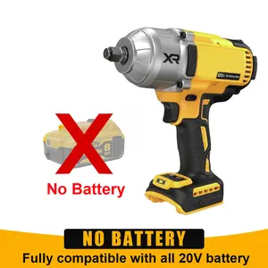 【FathersDayGift】 20V Cordless Brushless Impact Wrench 1/2" Drive,600Nm High Torque,for household project,Electrician,DIY,Automotive & Construction Drill Set garage use family car High-Torque 4-speed setting