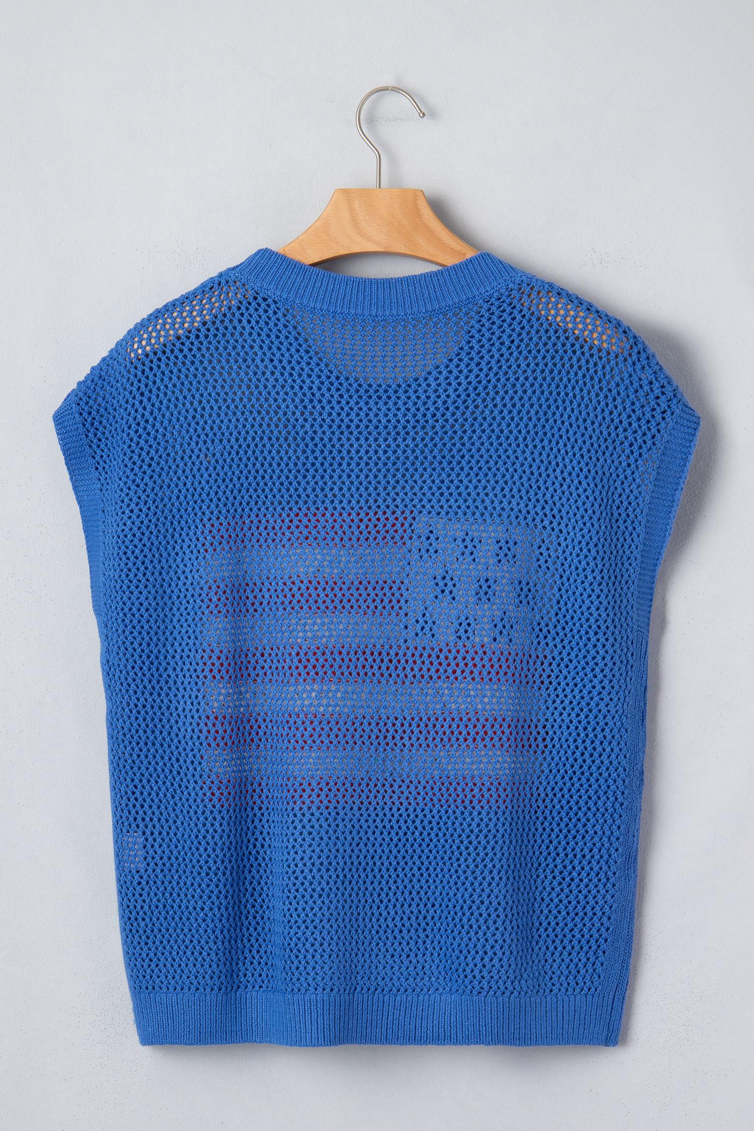 Mntaor Women's American Flag Graphic Relaxed Fit Short Sleeve Knit Sweater Top for Independence Day Festivals & Casual Streetwear Knitwear - Womenswear Mntaor Women's American Flag Graphic Relaxed Fit Short Sleeve Knit Sweater Top for Independence Day Festivals & Casual Streetwear Knitwear - Womenswear