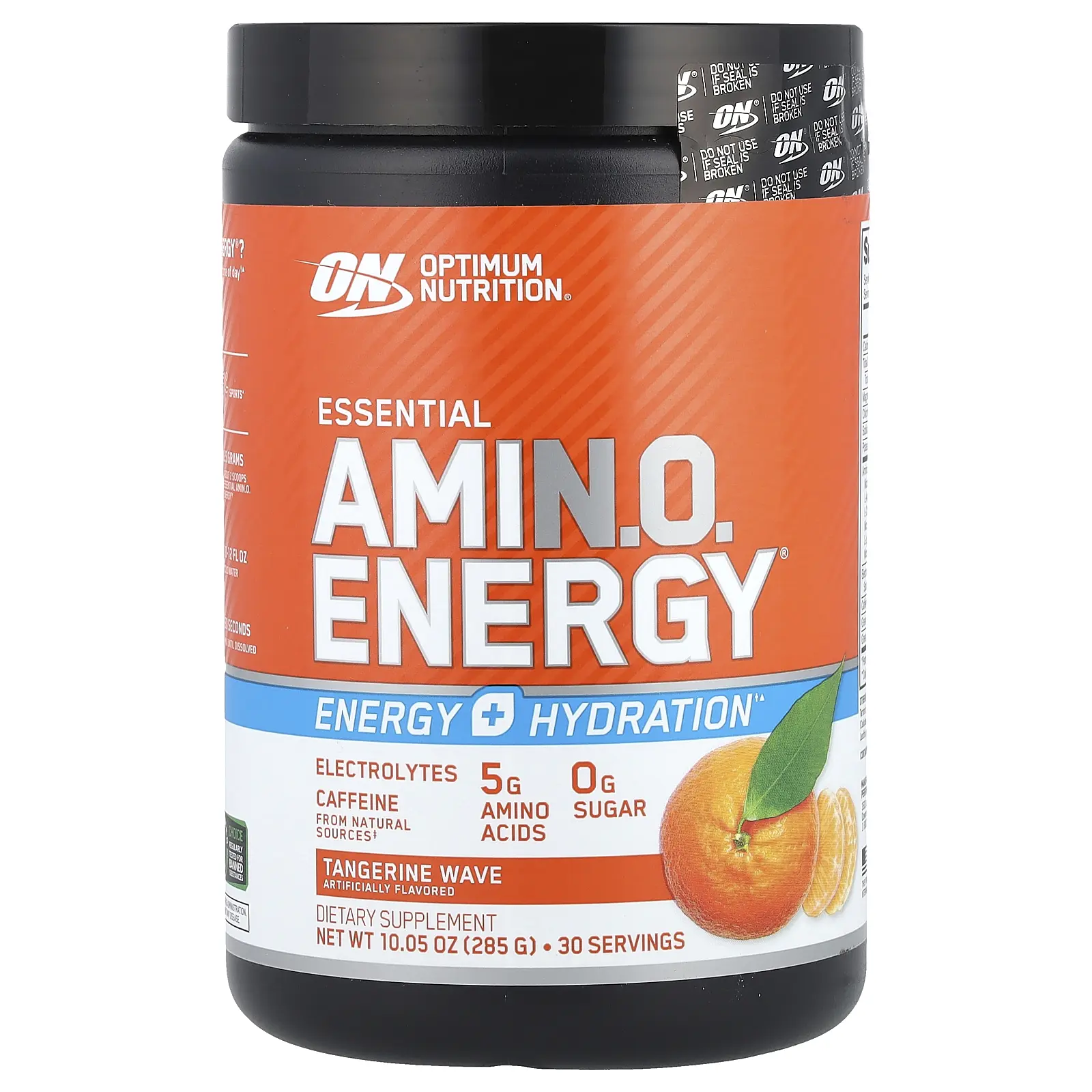 Optimum Nutrition Essential Amin.O. Energy®, Tangerine Wave, 10.05 oz (285 g)