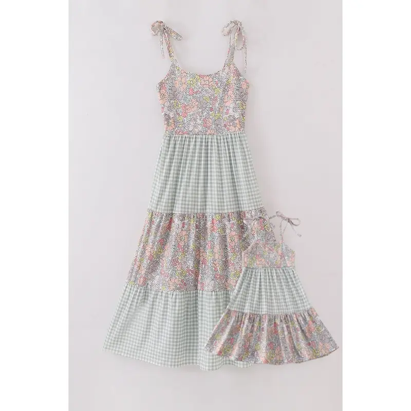chinese dress ladies Coastal Chic Gingham Babydoll Maxi Dress  River Outfitters of Texas