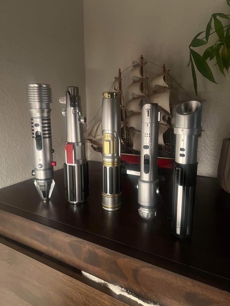 The Chosen One Lightsaber Gift Torch Lighter for Husbands, Dads, and Boyfriends Iconic Design, Adjustable Flame, Butane Not Included