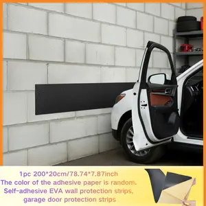 Self-Adhesive Eva Wall Protection Strip, Garage Door Buffer Strip, Corner Protector, Scratch Guard, for Doors, Walls, Furniture