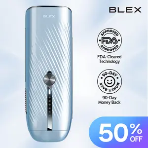 Blex Velvet IPL Hair Removal Device with Sapphire Ice-Cooling Design, Dual-Pulse Technology & 0.2 Seconds Flash Gap, Nearly Painless Comfort