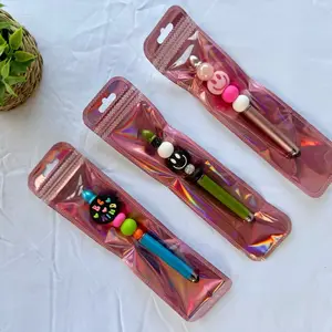 Mystery Beaded 2-in-1 Stylus Pen – Handmade Cute Gift & Desk Essential Computer Metal