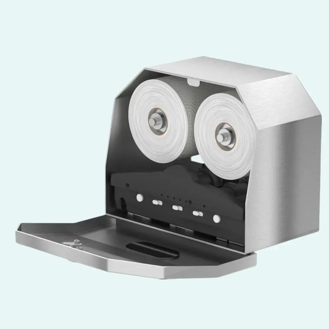 Sustainable Smart Stainless Steel Toilet Paper Dispenser — 16 Gauge