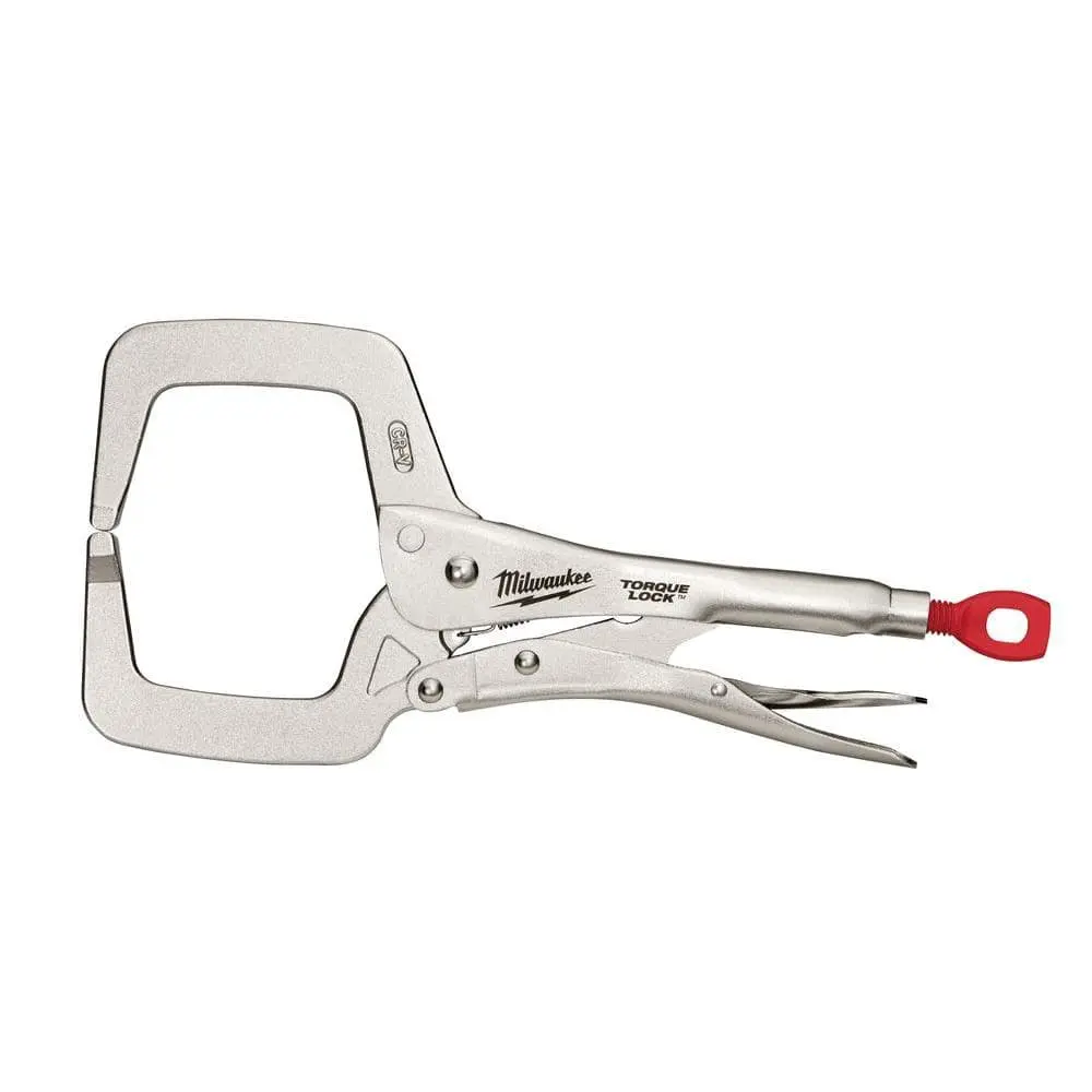 11 in. Torque Lock Locking C-Clamp with Regular Jaws