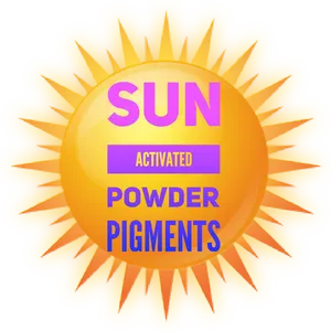 Sun UV Activated Powder Pigments