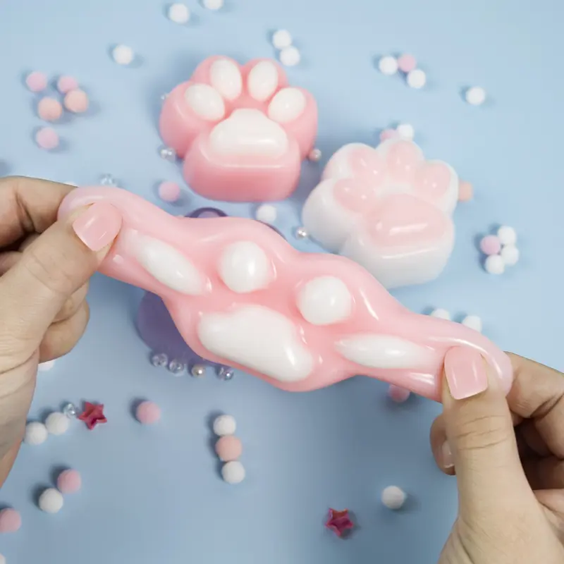 Angerbaby Handmade Kawaii Squishy Fidgets, 1-Pack Soft Mochi Sticky Toy, Stress Relief Tools, Animal Forms & Cute Shapes Fidgeting Christmas Gift for Enthusiasts