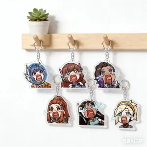 (#11 Options) Overwatch Q-version Acrylic Keychain Gifts Accessories, Cute, Durable, And Perfect For Bags, Keys, Or Gifts. Great For Daily Use Or As Thoughtful Little Gifts For Your Friends And Yourself.