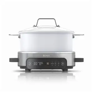 Ninja 10-in-1 Everyday PossibleCooker 6.5 Qt Multi-Cooker, Slow Cook, Dutch Oven, Rice Cooker, MC1100 White