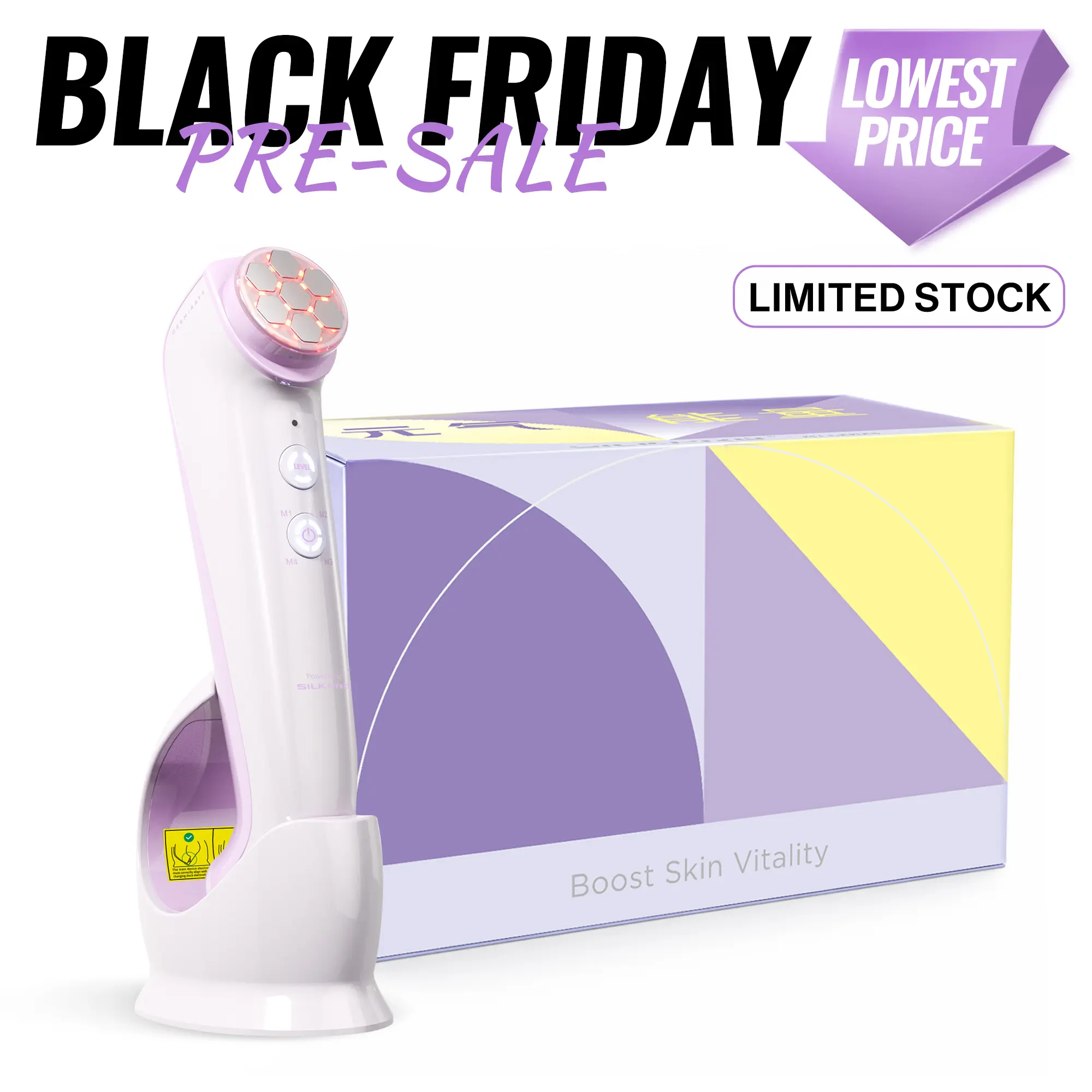 [Early BF Sale] DermRays FusionGlow M1 Microcurrent Facial Toning Device - 5V DC 2A Power, Deep Cleanse, Lifts & Firms, Clinically Proven Results in 14 Days, Safe for Home Use, All Skin Types, Adult Handheld Tool, Eyes Firming, 1 Unit, Single Box