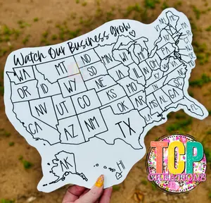DIY & Reusable Small Business Sales Map