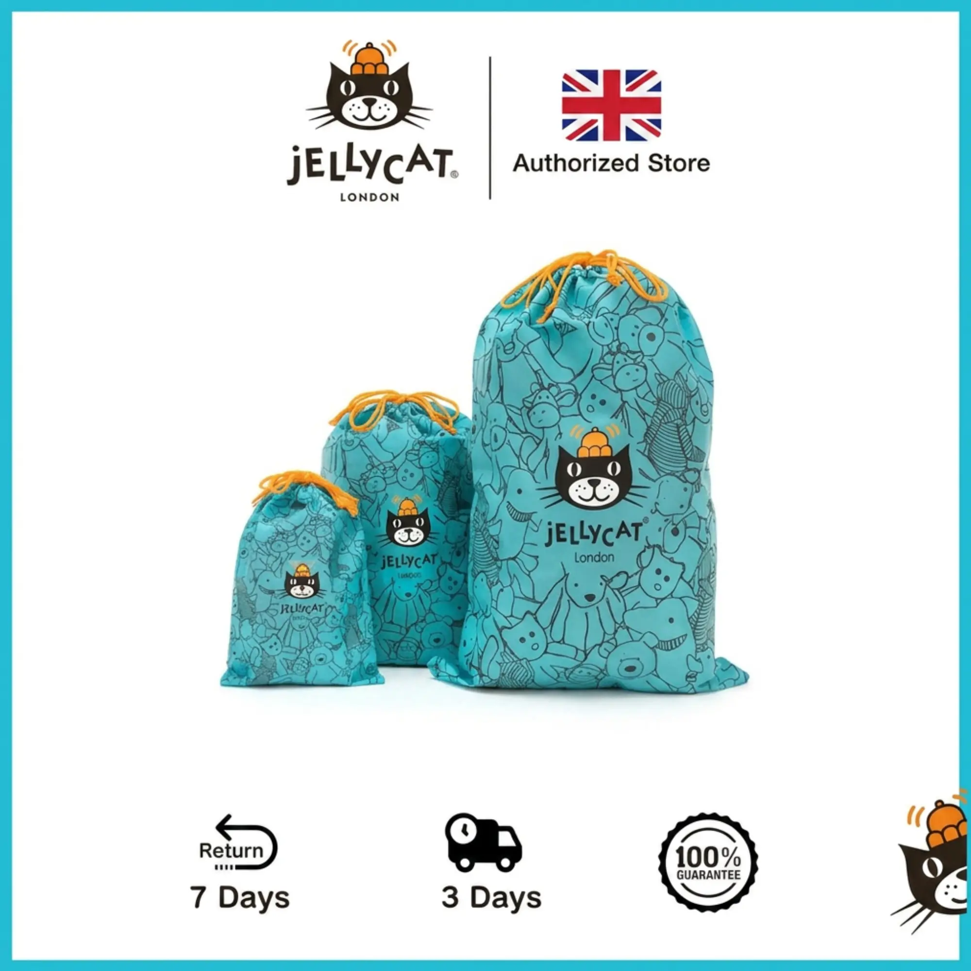 Luxury genuine JellyCat carrying bag