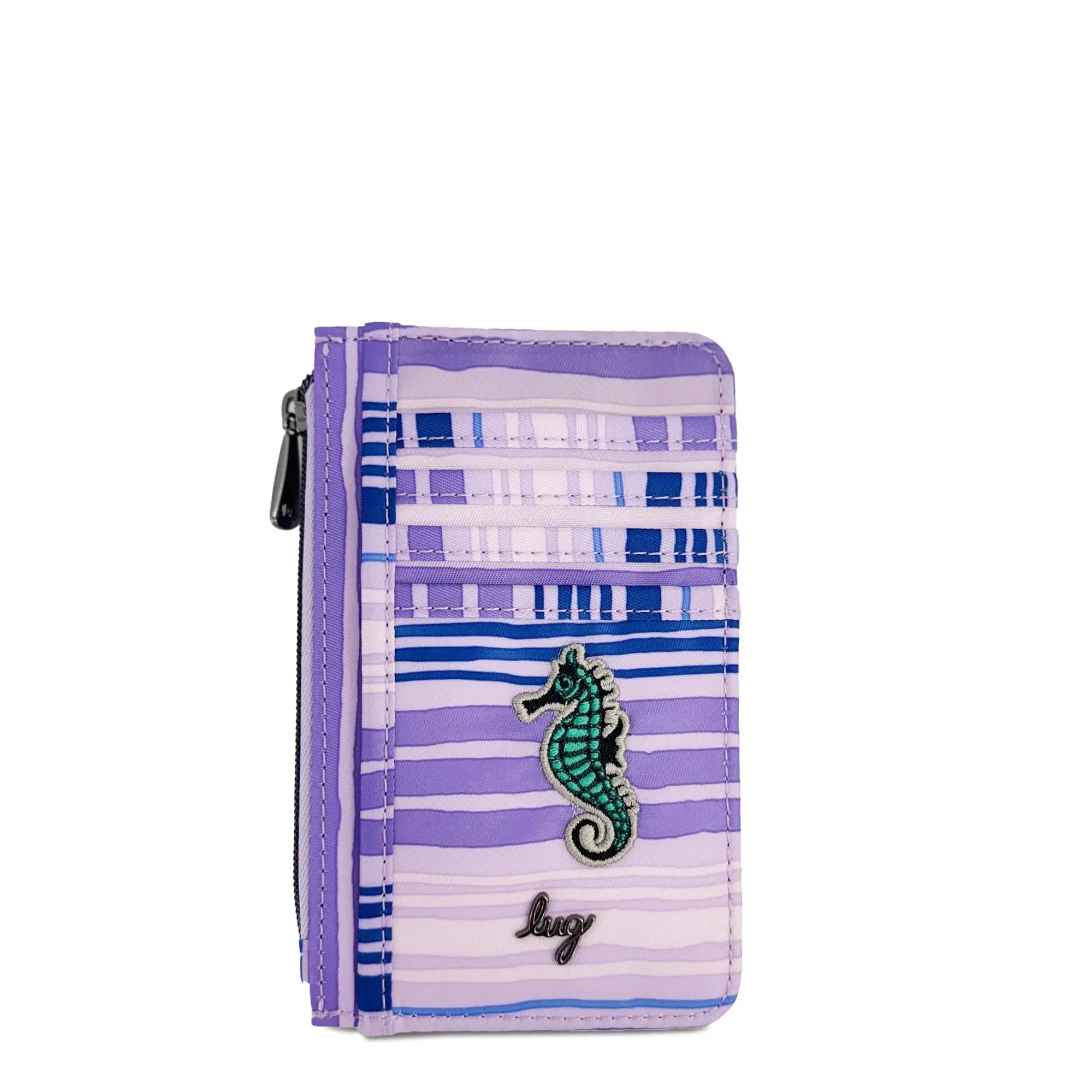 Embroidered Slide RFID Card Wallet Embroidered Slide RFID Card Wallet