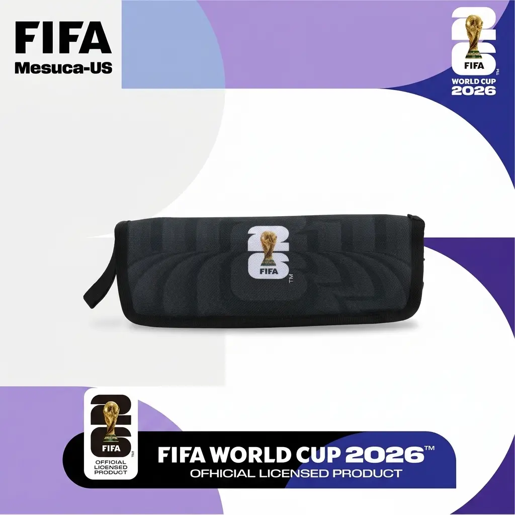 Official FIFA World Cup 2026 Ultra-Compact Foldable Chair（black）） - Lightweight Aluminum Mini Stool with 1000D Oxford Cloth. Portable "WE ARE 26" Seat (28x10cm Folded) for Soccer Fans, Travel, Camping, Tailgating & Match Days