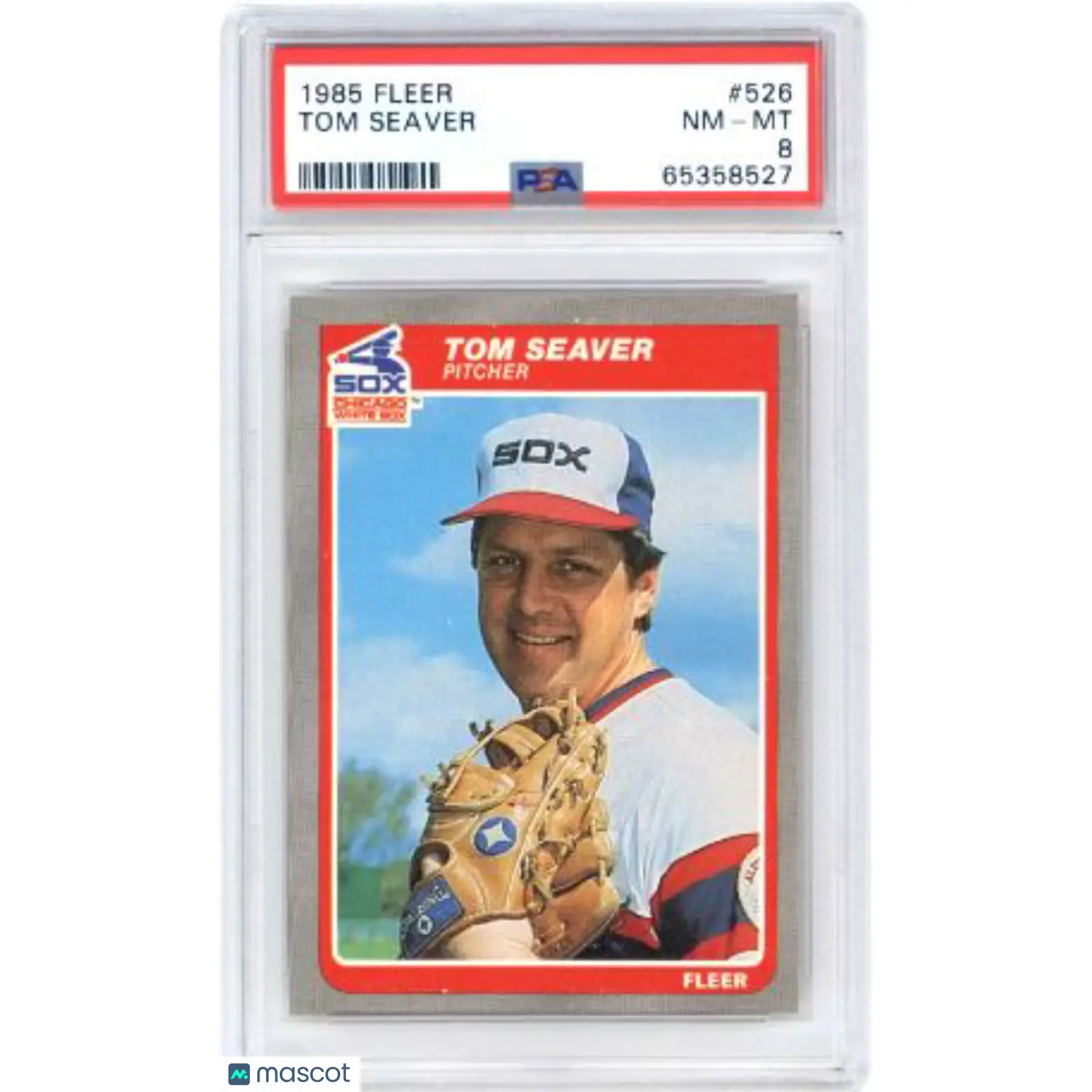 Tom Seaver PSA 1985 Fleer #526 Baseball 8