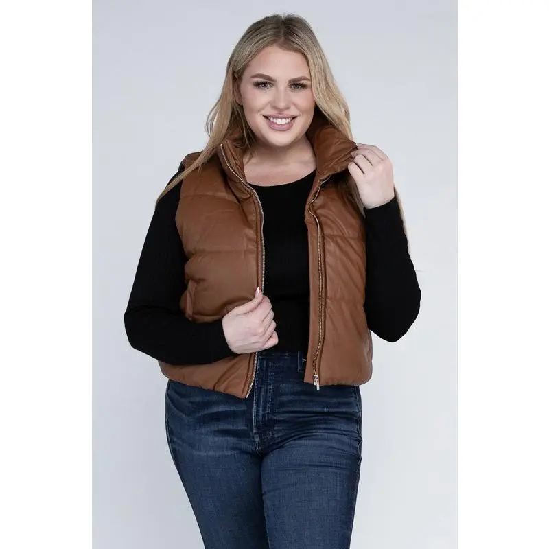 Ambiance Apparel Plus Puff Vest